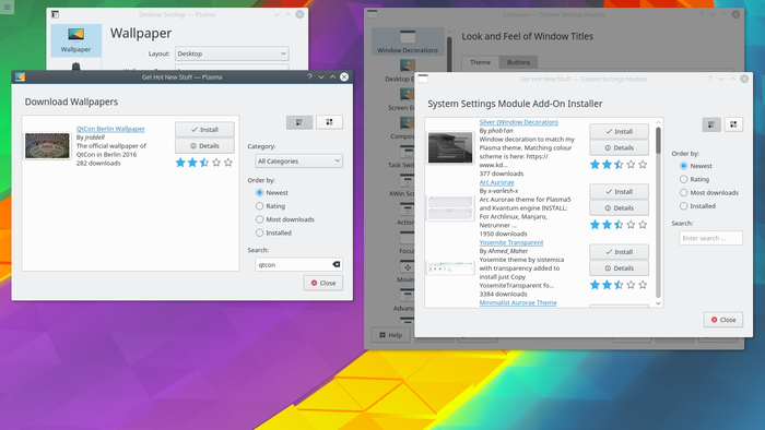     KDE Plasma 5.8