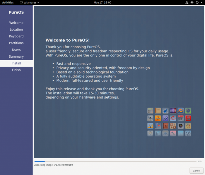 Релиз полностью свободного Linux-дистрибутива PureOS 10