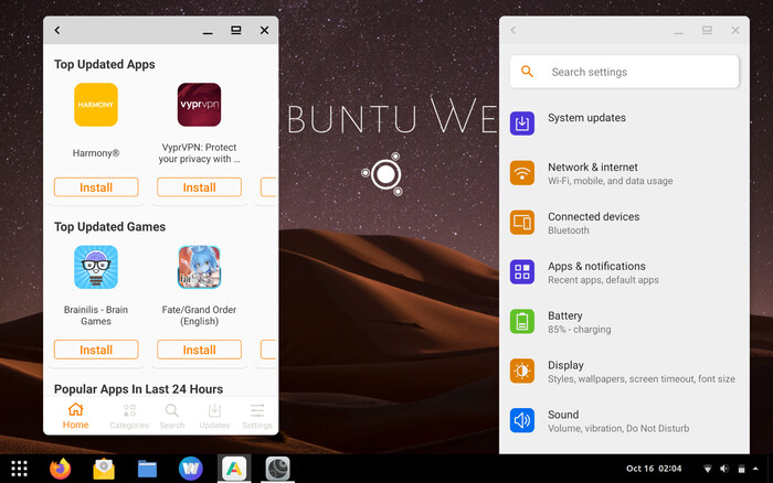 Выпуск дистрибутива Ubuntu Web 20.04.3